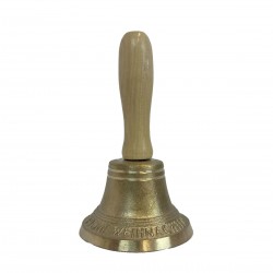Weihnachtsglocke mit Holzstiel Ø 6 cm