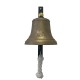 Schiffsglocke 16 cm Ø mit Wandgestell - Ton e4