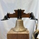 Glocke Herzmaria mit Engelchen - 21 cm Ø - Ton c/4