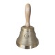 Tiroler Glocke Ø 12 cm mit Edelweiß und Holzstiel
