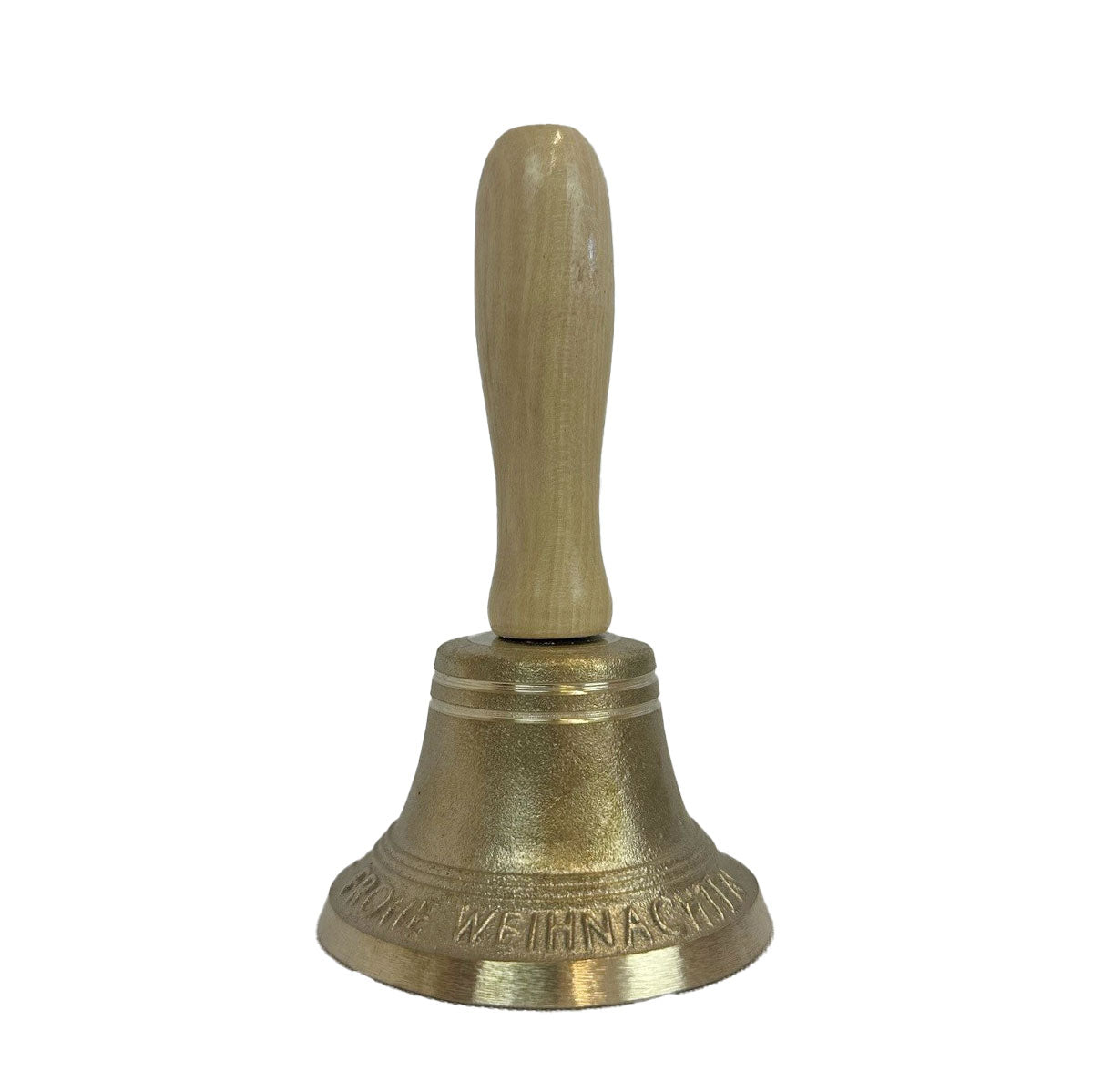 Weihnachtsglocke - Tiroler Glocke mit Holzstiel Ø 6 cm