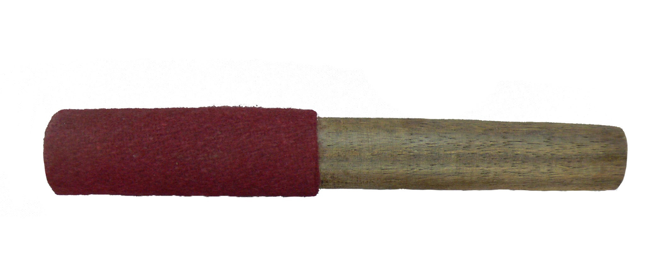 Klangschalen-Holzklöppel mit Filz - schmal - lang