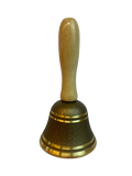 Messingglocke Ø 5 cm mit Holzgriff