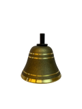 Messingglocke Ø 7 cm mit Zapfen