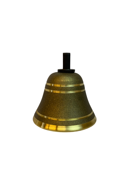 Messingglocke Ø 7 cm mit Zapfen