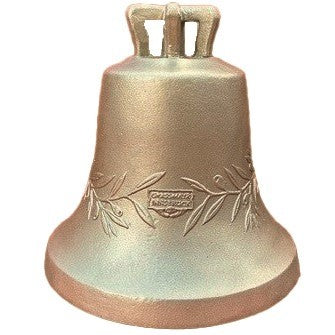 P mit Alpha und Omega & Olivenzweige - 21,7 cm Ø - Ton h/3