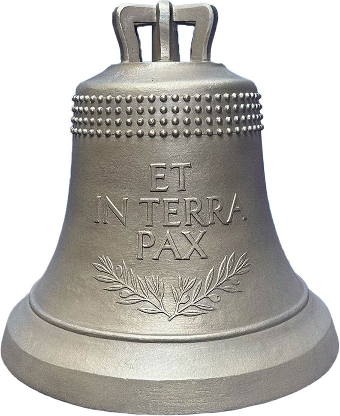 (ARCHIV) Glocke Ölzweige "ET IN TERRA PAX"