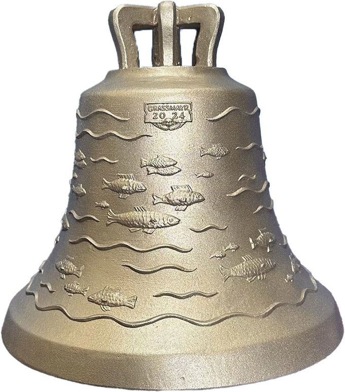 (ARCHIV) Glocke Fische & Wellen