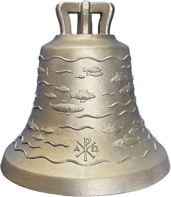 (ARCHIV) Glocke Fische & Wellen