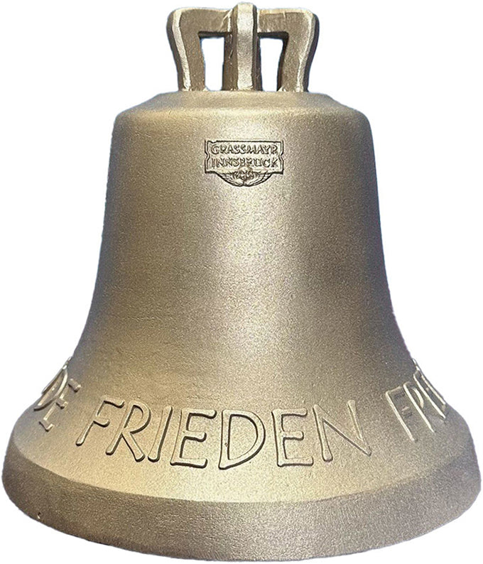 (ARCHIV) Glocke Friedenstaube "LIEBE FREUDE FRIEDEN FREIHEIT"