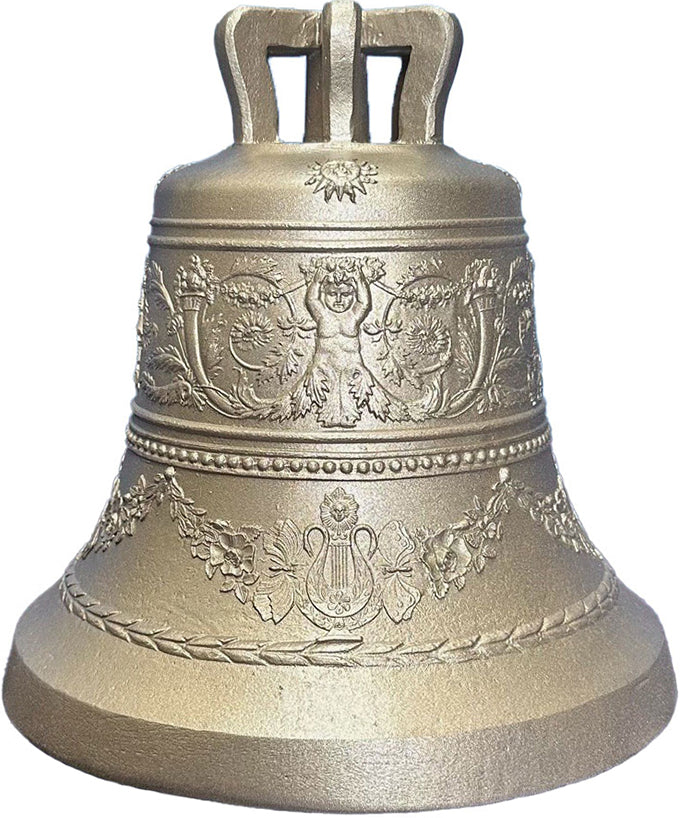 (ARCHIV) Glocke Fullhörner m. Grotesken & Blumengirlande