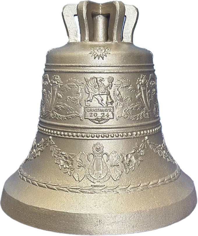 (ARCHIV) Glocke Fullhörner m. Grotesken & Blumengirlande