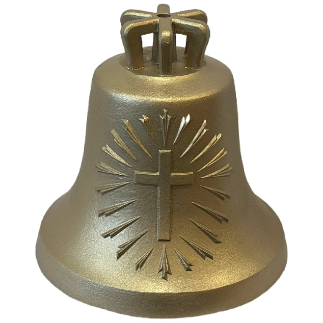 Glocke Kreuz mit Strahlen