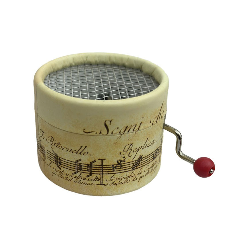 Musik-Kurbelwerk in Kartonbox - div. Melodien