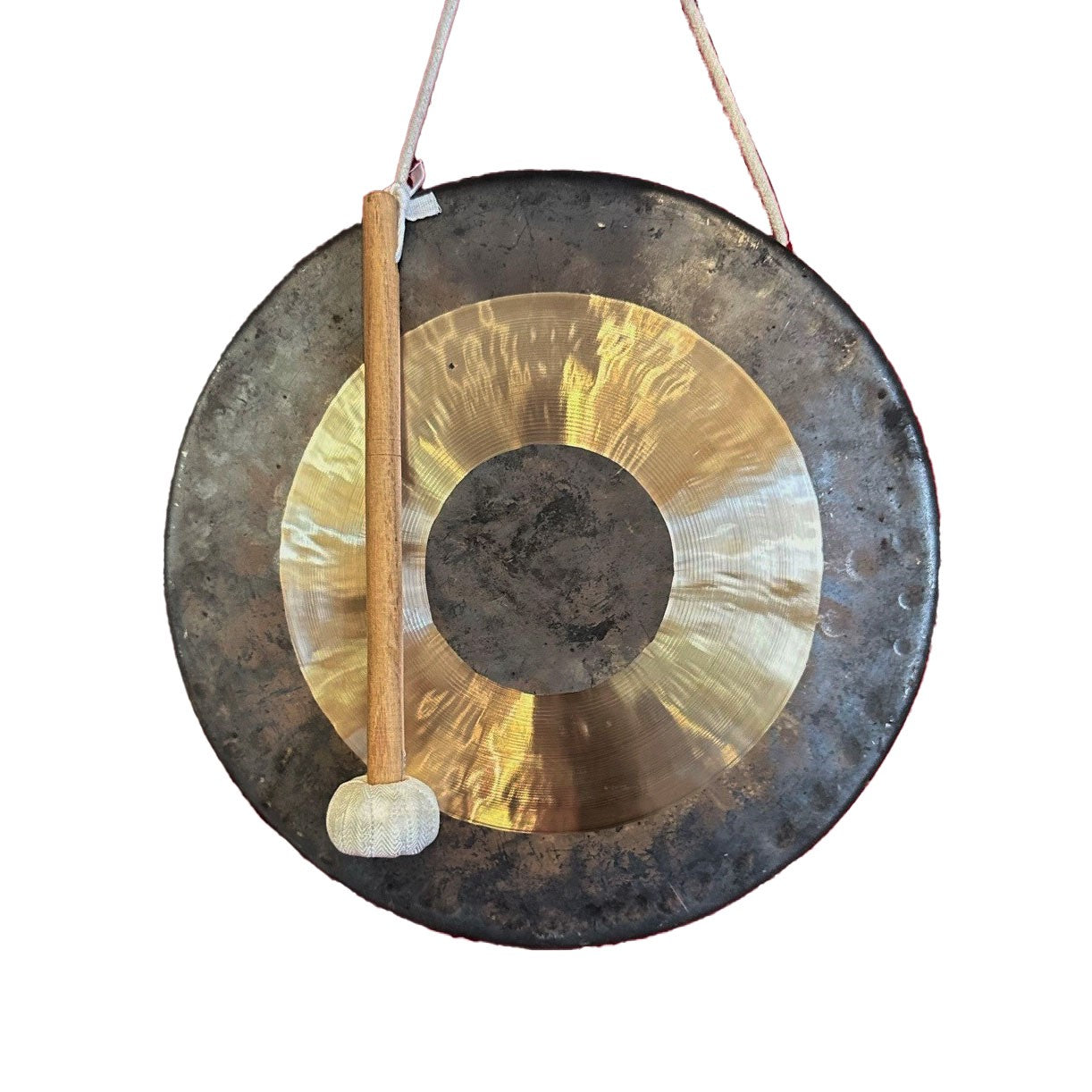 Chin. Tam Tam Gong, Chau Gong (mit Rand) Ø 30 cm mit Schlägel
