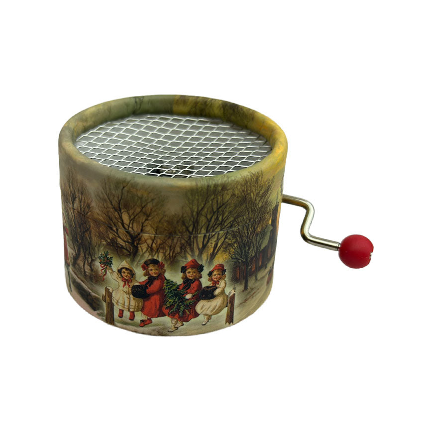 Musik-Kurbelwerk in Kartonbox - div. Melodien